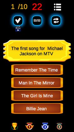 Michael Jackson Trivia - Screenshot 2