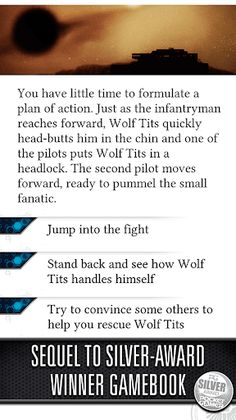 SOL INVICTUS: The Gamebook - Screenshot 3