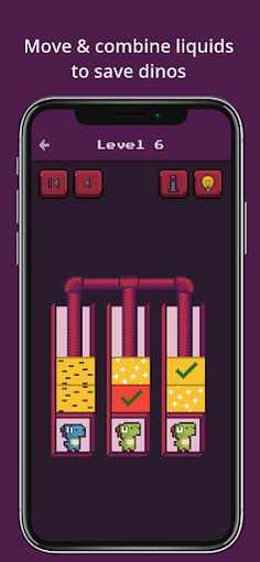 Sorting Puzzle: Save the Dinos - Screenshot 1