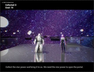Light Collecting Game in Space - Screenshot 2