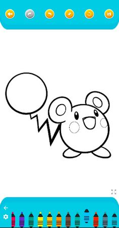 Poke Monscarlet Coloring Game - Screenshot 3