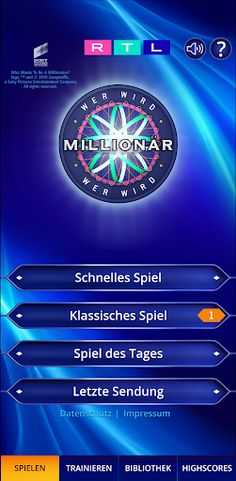 Wer wird Millionär? Training - Screenshot 1