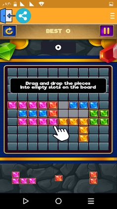 Jewels Blocks Puzzle - Screenshot 2