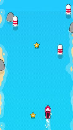 SpeedWave - 2D Boat Racing - Screenshot 1