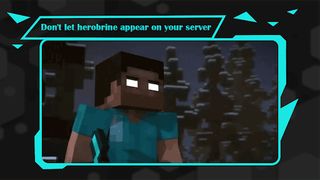 Herobrine Animation Mod MCPE - Screenshot 1