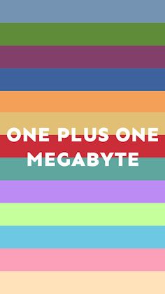 One Plus One Megabyte - Screenshot 1