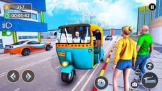 Tuk Tuk Auto Rickshaw Game 3D - Screenshot 2