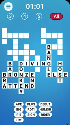 Word Fit Fill-In Crosswords - Screenshot 1