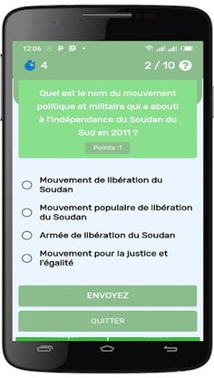 Quiz Soudan du Sud - Screenshot 3