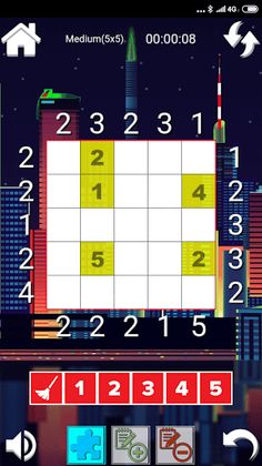 Skyscrapers Puzzle - Screenshot 2