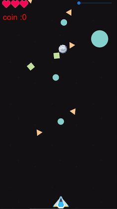 Run away from meteorites - Screenshot 2