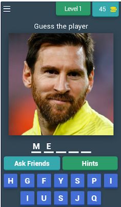 Guess Soccer Players - Screenshot 1