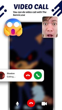 Spooky Soniic video call - Screenshot 1