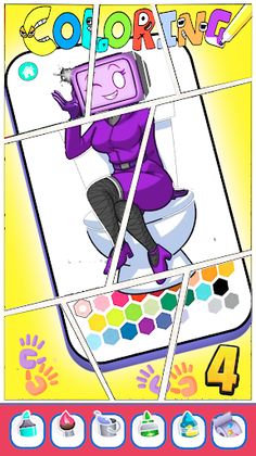 TV Woman Titan Toilet Coloring - Screenshot 1