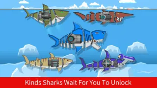 Robot Gun Shark Double Attack - Screenshot 1