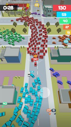 Crowd Drift Cars City io - Screenshot 2