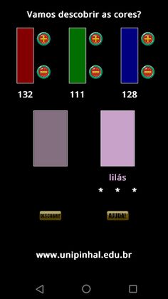 Construindo cores - Screenshot 2