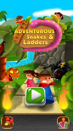 Adventurers Snakes & Ladders - Screenshot 1