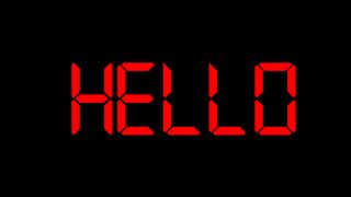 LED screen text - Screenshot 1