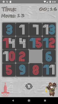 15 Puzzle: game and mind-break - Screenshot 2