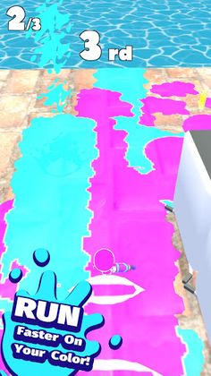 Splash Paint Race! - Screenshot 1