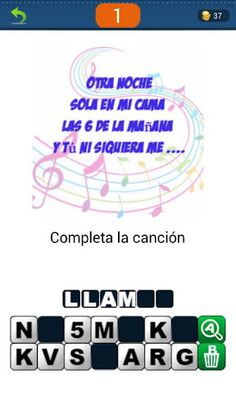 Completa la canción - Screenshot 4