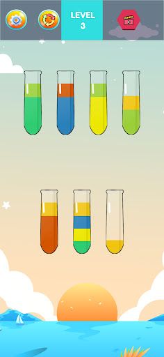 Liquid Sort Puzzle Water Color - Screenshot 1