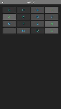 Alpha Shuffle Puzzle - Screenshot 3
