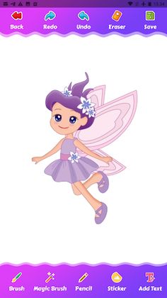 Fairy tale coloring - Screenshot 3