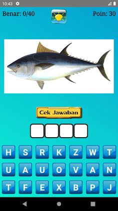 Tebak Nama Ikan - Screenshot 4