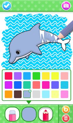 Cute animal coloring pages - Screenshot 3
