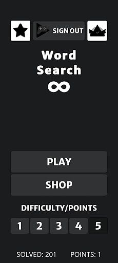 WordSearch Infinite - Screenshot 1