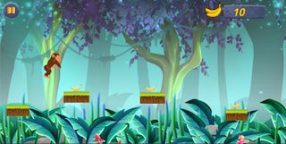 Gorilla Run - Banana Rush - Screenshot 1