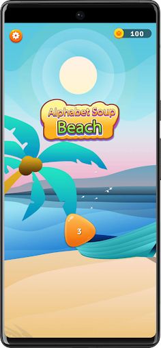 Alphabet Soup Beach - Screenshot 2