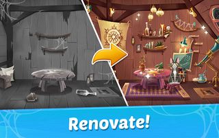 Witch & Cats – Cute Match 3 - Screenshot 2