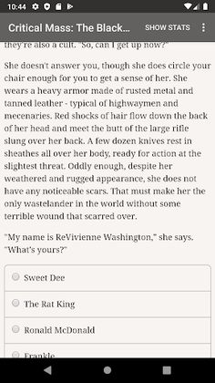 Critical Mass: The Black Vein - Screenshot 2