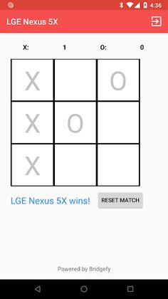 Bridgefy Tic Tac Toe - Screenshot 2