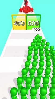 Color Run Crowd - Screenshot 1