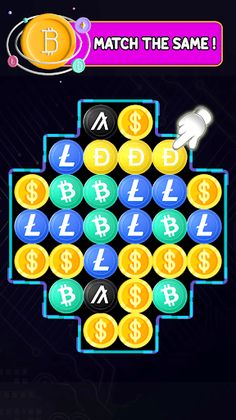 Crypto Crush Coin Blast Game - Screenshot 1