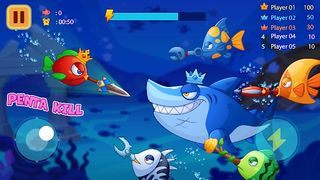 Fish War - Shark Battle IO - Screenshot 1