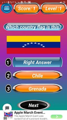 Country Flags game - Screenshot 4