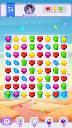 Snacks match 3 : Puzzle Game - Screenshot 4