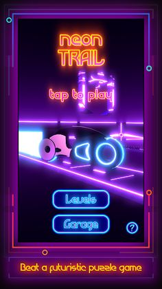Neon Trail - Puzzle Game - Screenshot 1
