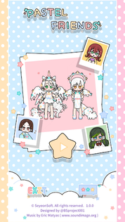 Pastel Friends : Dress Up Game - Screenshot 1