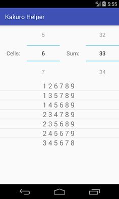 Kakuro Combinations - Screenshot 4