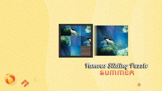 Famous Sliding Puzzle: Summer - Screenshot 1