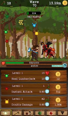 Lumberjack Attack! - Idle Game - Screenshot 2