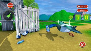 Talking Duck Bird game - Screenshot 1