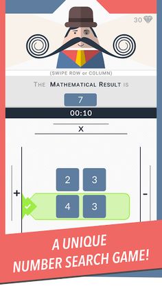 Mr. Mustachio : Number Search - Screenshot 1