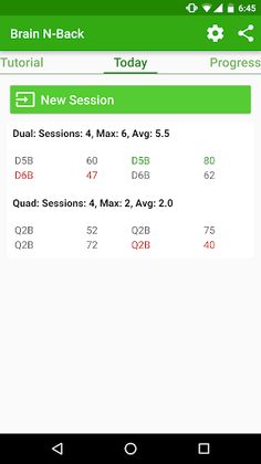 Brain N-Back Prime - Screenshot 1